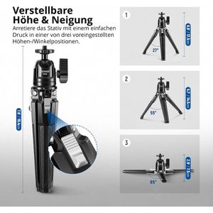 Produktbild für Stativ Neewer TP29, Höhe bis 17,5 cm