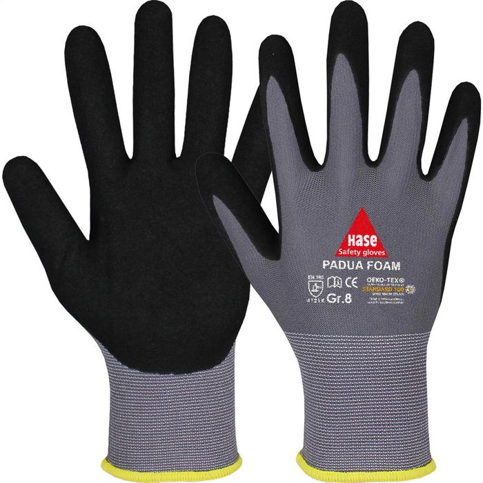 NITRIL-/NYLON-Arbeitshandschuhe Größe 9 10 Und Verpackungen 12 24