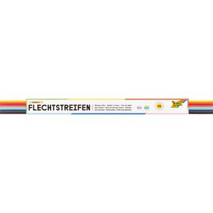 Bastelset Folia 70215 Flechtstreifen Rainbow