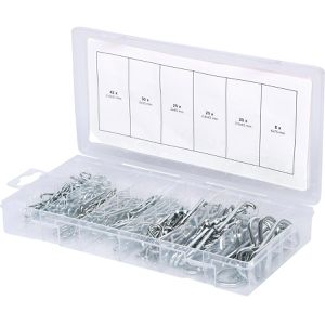 Federstecker KS-Tools 970.0060 aus verzinktem Stahl, Sortiment