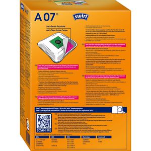 Produktbild für Staubsaugerbeutel Swirl A 07 MicroPor Plus Anti Odour
