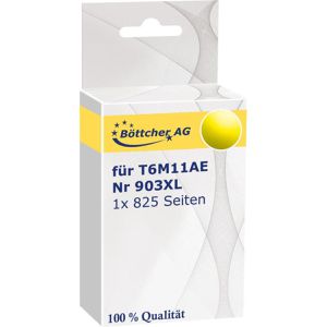 Produktbild für Tinte Böttcher-AG Premium für HP 903XL, T6M11AE, gelb
