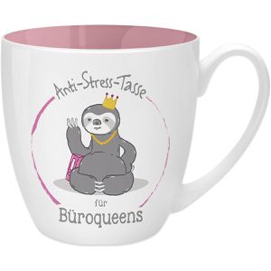Produktbild für Kaffeebecher Gruss&amp;Co Anti-Stress-Tasse Büroqueen
