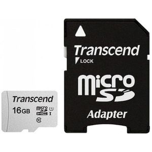 Produktbild für Micro-SD-Karte Transcend 300S, 16GB