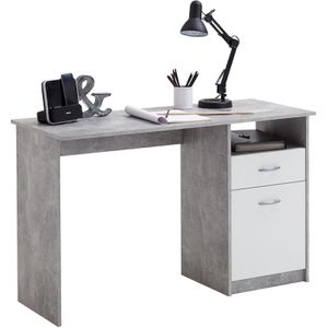 Schreibtisch FMD-Möbel Jackson, 3004-001E, beton