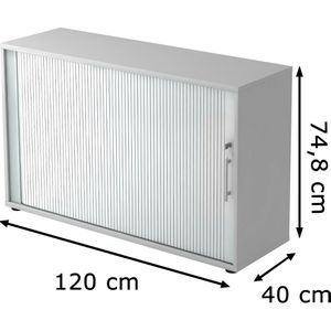 Produktbild für Rollladenschrank Hammerbacher 1732S, aus Holz