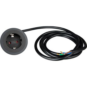 Produktbild für Einbausteckdose Bachmann 926.001 Pix, mit 2 m Kabel
