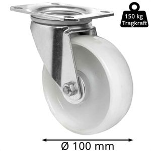 Produktbild für Schwerlastrolle CASCOO Serie N0N0, Lenkrolle