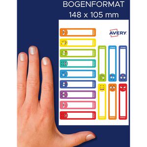 Produktbild für Namensetiketten Zweckform RESMI30S, Smileys