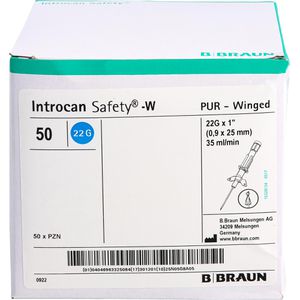 Produktbild für Kanülen B.Braun Introcan Safety-W PUR, 50 Stück