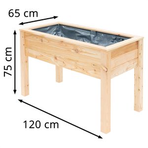 Produktbild für Hochbeet Westmann Emily, aus Lärchenholz