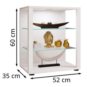 Produktbild für Glasvitrine VCM Glasol S, stehend