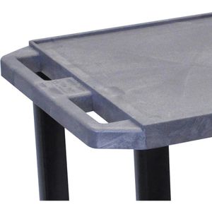 Produktbild für Tischwagen Luxor SEWT33GY-B, aus Kunststoff