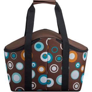 Produktbild für Kühltasche anndora TW-18147-169, braun, faltbar