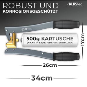 Produktbild für Fettpresse KLRStec X0-QRVC-BKYF, mit Mundstück