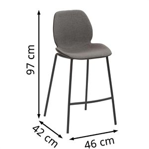Produktbild für Barhocker Mayer mySOLO, 1176 V3 524, mit Lehne