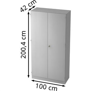 Produktbild für Aktenschrank Hammerbacher Solid 6910, aus Holz