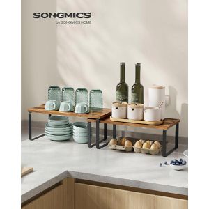 Produktbild für Küchenregal Songmics KCS200X01, braun, 2er Set