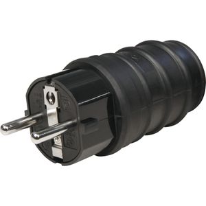 Schutzkontaktstecker McPower schwarz