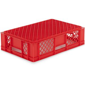 Produktbild für Eurobox Alpha-Paletten rot, 29 Liter, lebensmittelecht