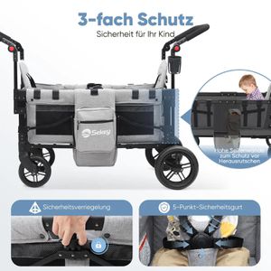 Produktbild für Bollerwagen Sekey FW154, faltbar