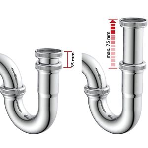 Produktbild für Siphon Kirchhoff Röhrensiphon für Waschbecken