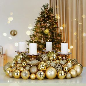 Produktbild für Weihnachtskugeln CASARIA gold