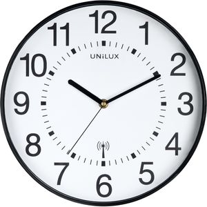 Produktbild für Wanduhr Unilux Maxi Wave, Kunststoff, analog, Funkuhr