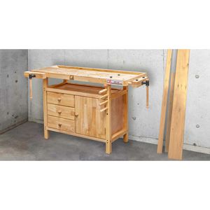 Produktbild für Hobelbank Holzmann WB138C, aus Holz