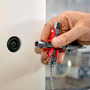 Produktbild für Schaltschrankschlüssel Knipex 00 11 06 V01 Bau