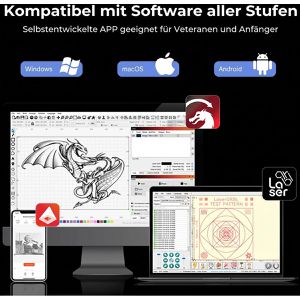 Produktbild für Graviermaschine Ortur F10 20W, 480 x 3000mm