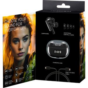 Produktbild für Kopfhörer Intenso Plus Buds T310AE, schwarz
