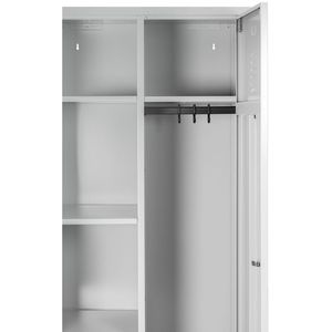 Produktbild für Mehrzweckschrank G-Office CLC/FD.1880, abschließbar, lichtgrau