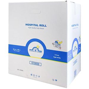 Produktbild für Ärztekrepp Tissueline Medical Roll, 59 cm x 100 m