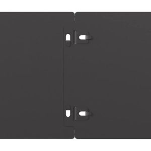 Produktbild für Rasenkante vidaXL 860166, schwarz, UV-beständig, flexibel
