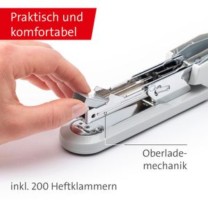 Produktbild für Heftgerät Novus B3, 20-1265, inkl. 200 Heftklammern