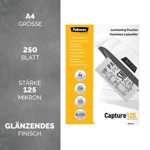 Produktbild für Laminierfolien Fellowes 53149, DIN A4