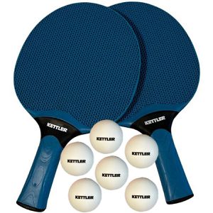 Tischtennisschläger KETTLER Outdoor, 8-teiliges Set