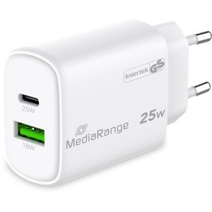 USB-Ladegerät MediaRange MRMA112-2, 25 Watt
