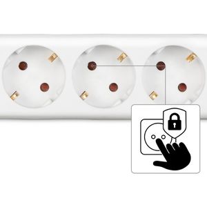 Produktbild für Steckdosenleiste Hama 30535, mit 3m Kabel