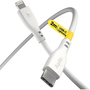 Produktbild für Ladekabel Aqiila Cablebird CS22, weiß, 2m
