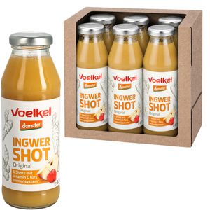 Vitamin-Shot Voelkel Ingwer, mit Vitamin C demeter, BIO
