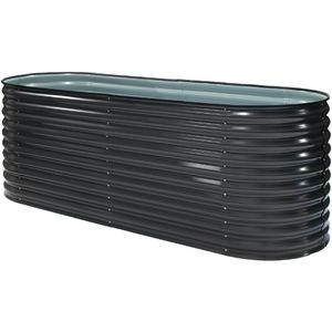 Produktbild für Hochbeet Westmann Grow Faster Oval, aus Stahl