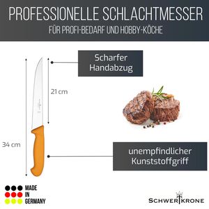 Produktbild für Fleischermesser Schwertkrone MK42104, Stechmesser