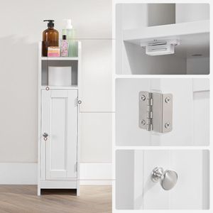 Produktbild für Badschrank Vasagle BBC310W01, weiß
