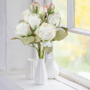 Produktbild für Kunstblume Creativ-green Vintagerosenbund