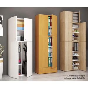 Produktbild für Mehrzweckschrank VCM Lona XXL 917812, weiß