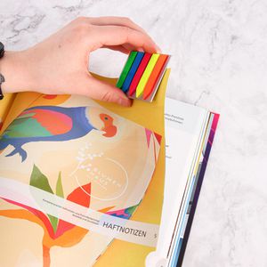 Produktbild für Haftmarker Sigel Page Marker, HN611, transparent