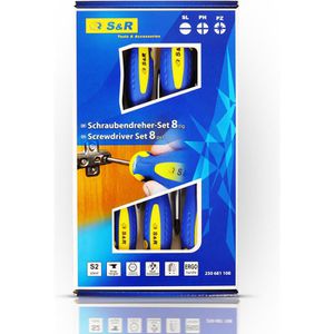 Produktbild für Schraubendreher S&amp;R 250681108, Set