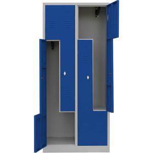 Produktbild für Spind Lüllmann 525111, Z-Spind, blau